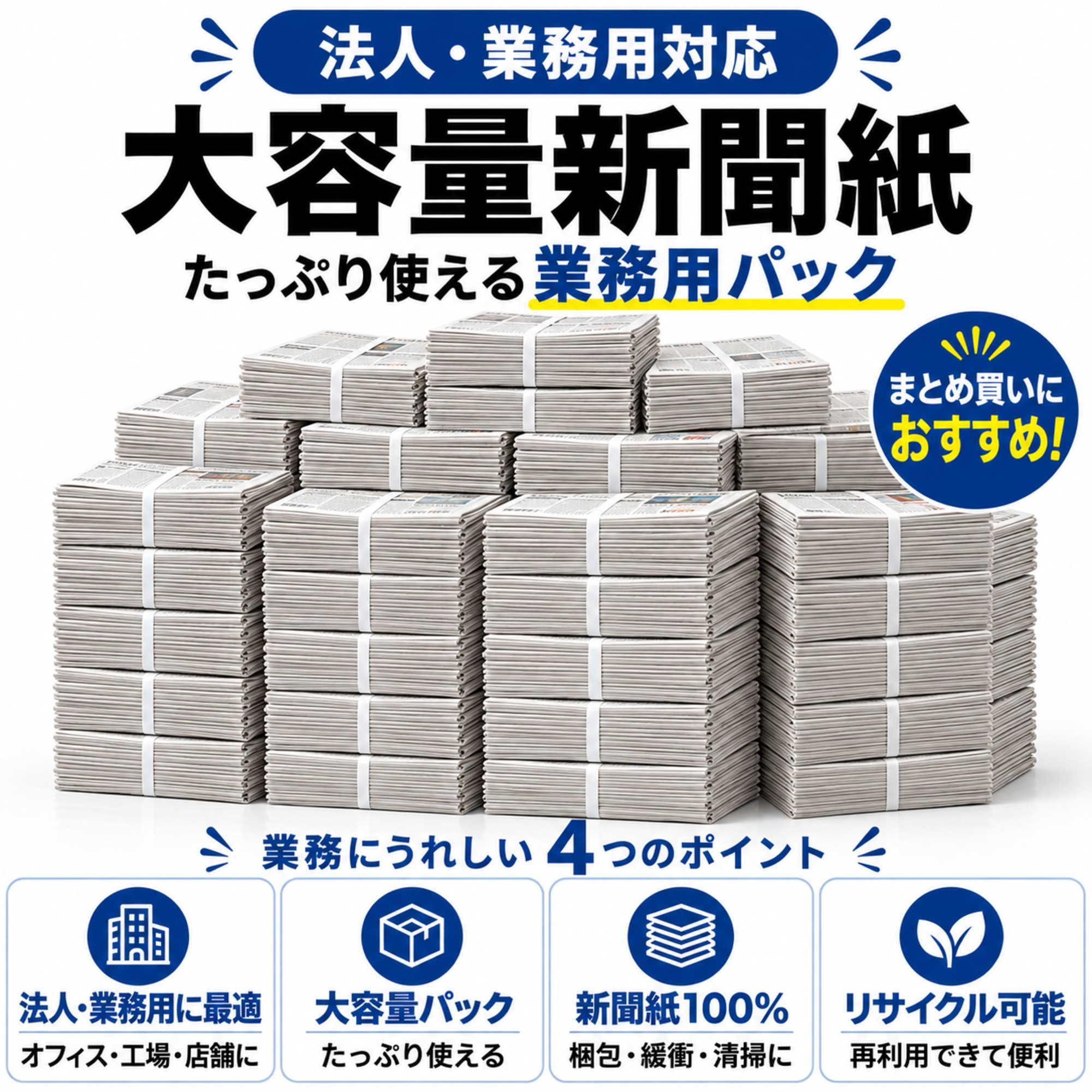 Amazon | 新聞紙（新古・未使用）15kg｜ペット トイレシート 中敷 掃除